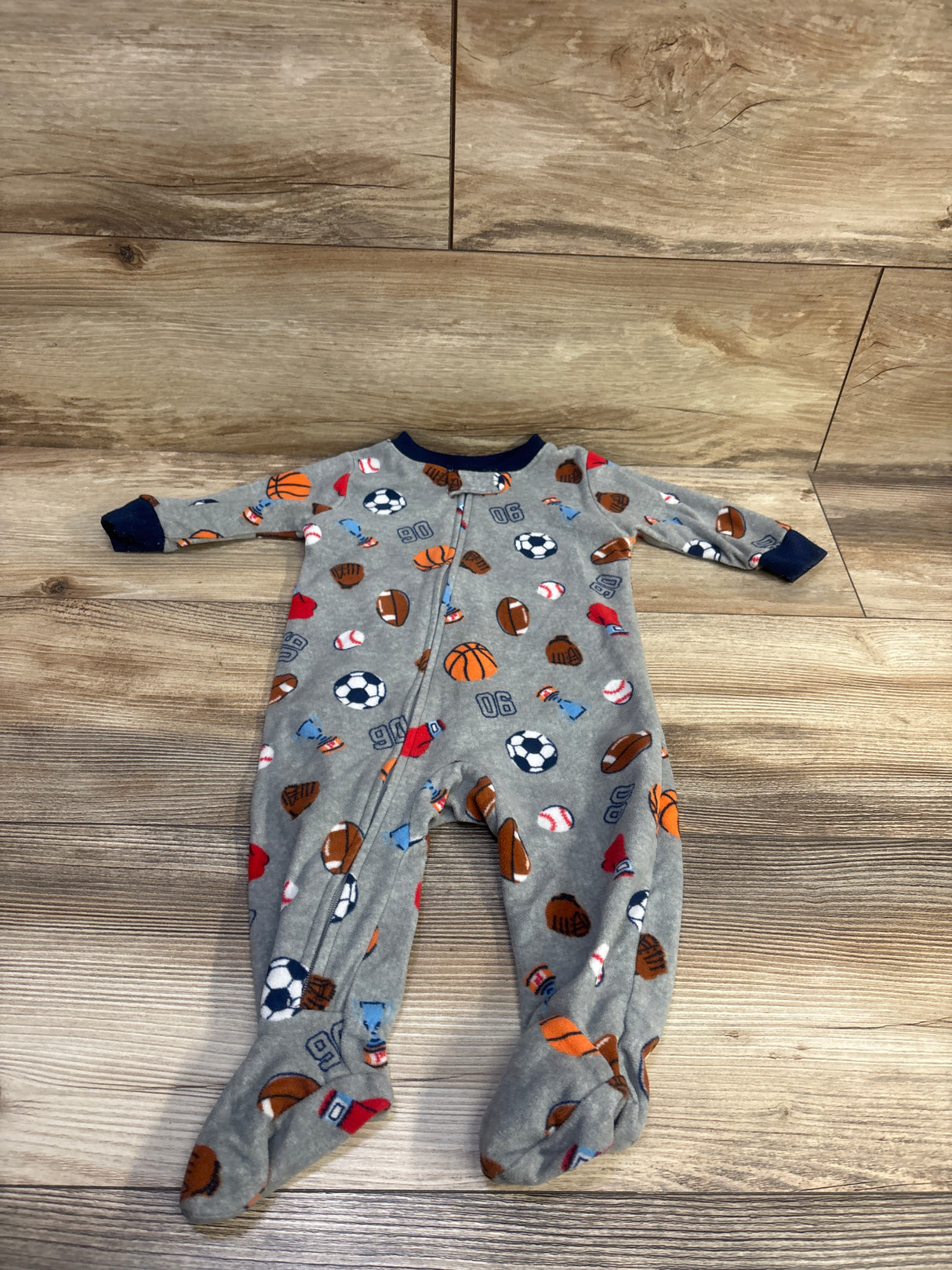 Carter's Blanket Sleeper Grey sz 6m