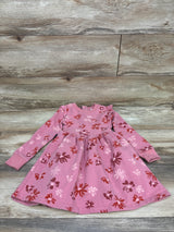 Tiny Tribe Floral Sweatshirt Dress Pink sz 4T