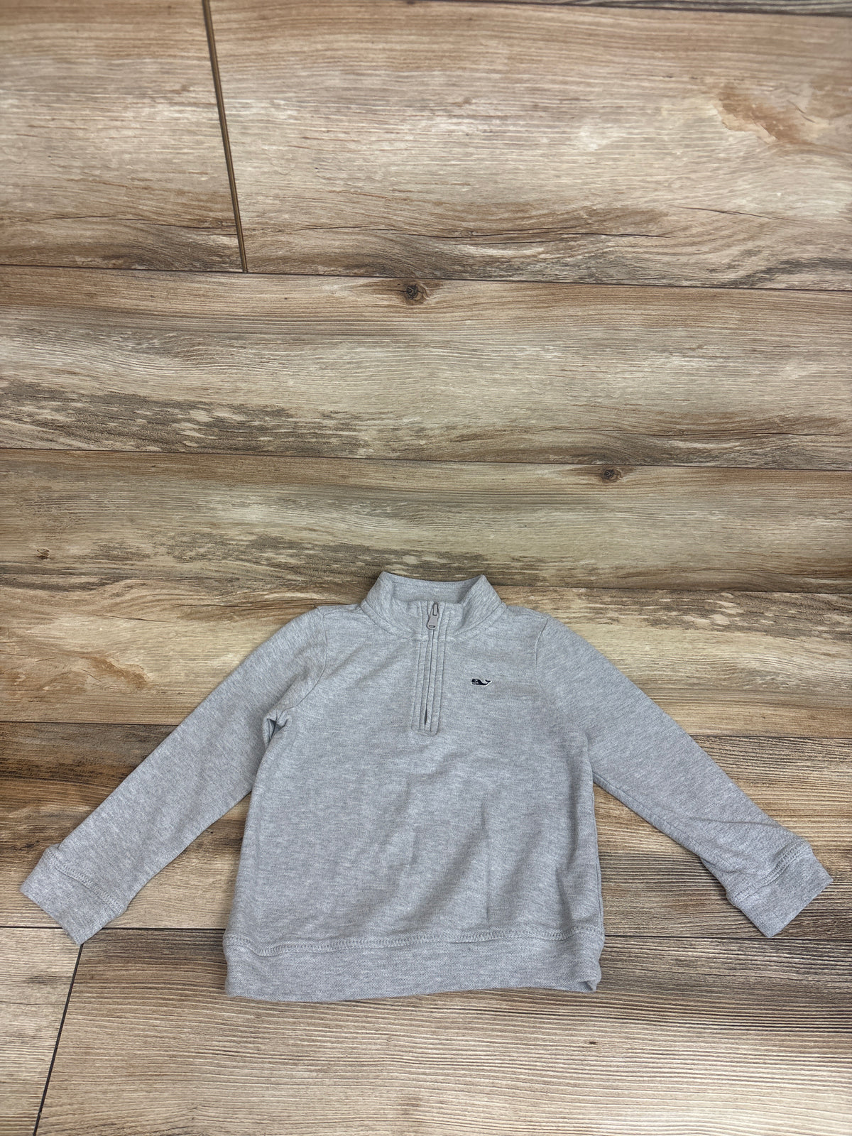 Vineyard Vines Saltwater Quarter-Zip Sweatshirt Grey sz 3T