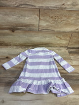 Ralph Lauren Striped Cotton Rugby Dress Purple sz 18m
