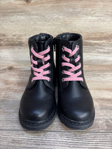 Jumping Beans Tartar Combat Boots, Black sz 9c