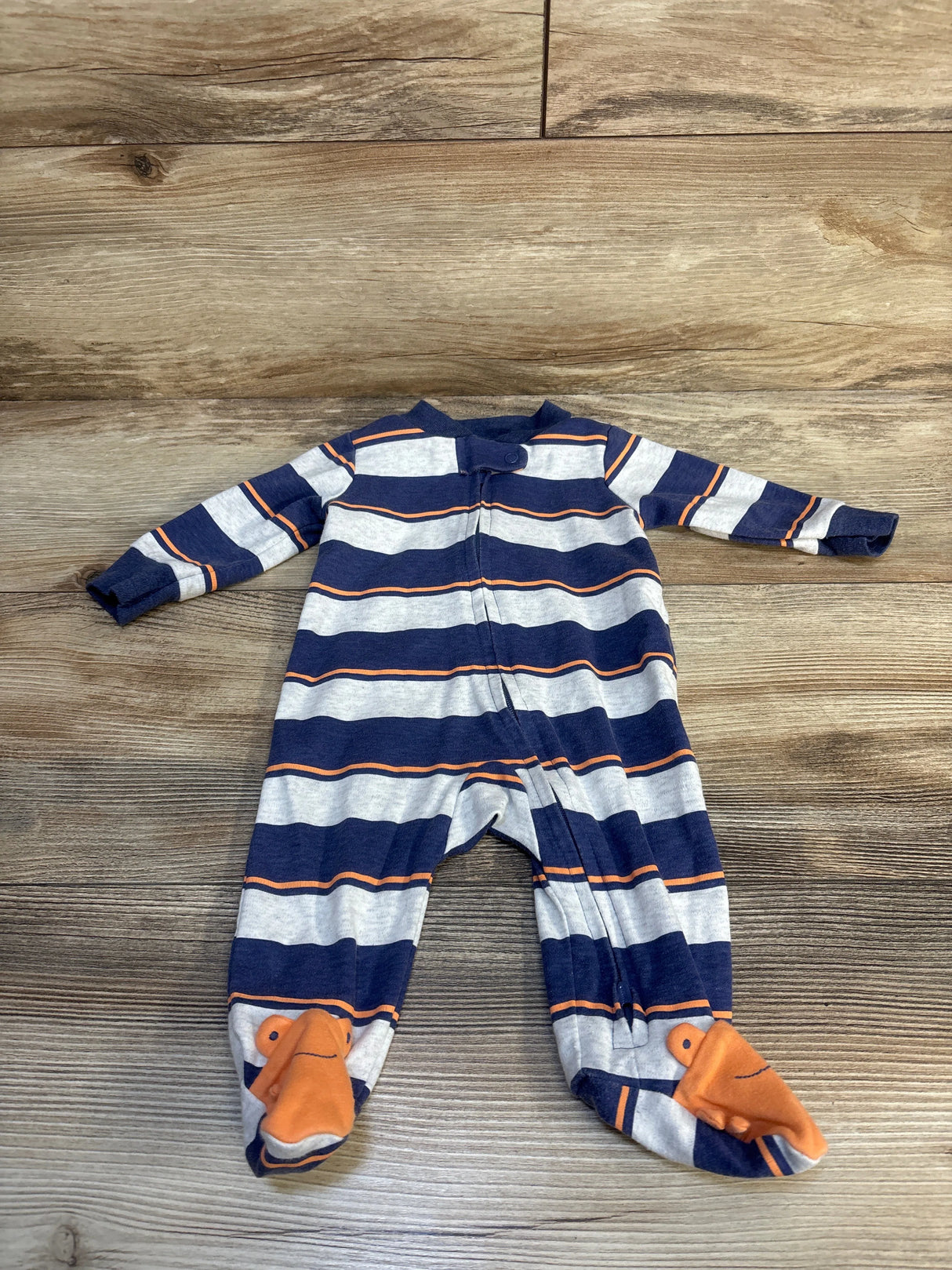 Just One You Striped Sleeper Blue sz 3m