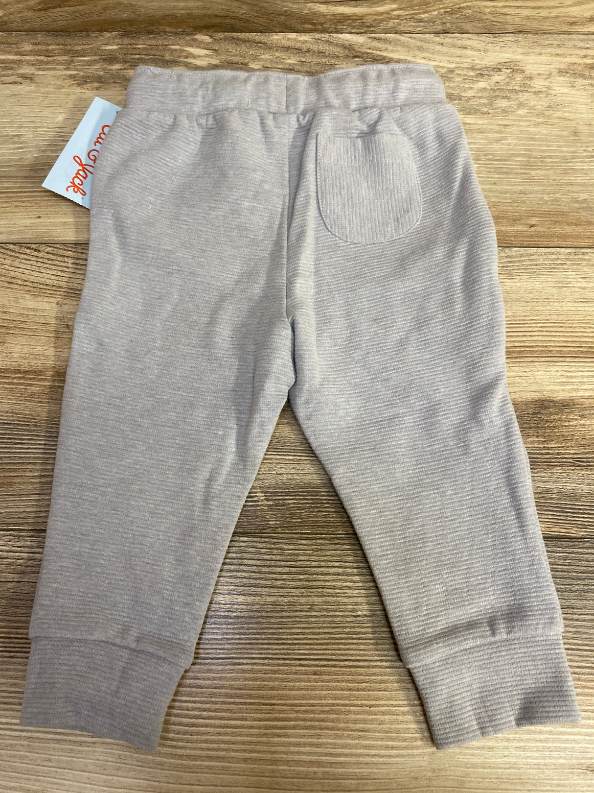 NEW Cat & Jack Ottoman Knit Joggers Brushed Nickel sz 18m