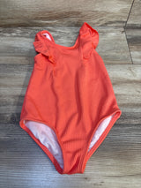 Just One You 1pc Textured Swimsuit Coral sz 3T