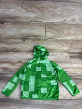 Jumping Beans Minecraft Costume Fleece Hoodie Green sz 4