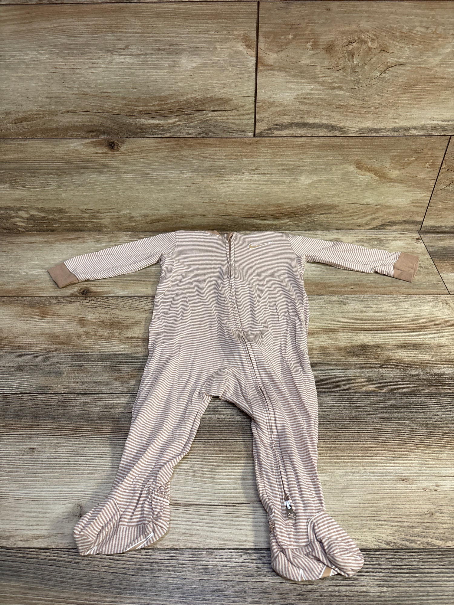 Nike Striped Viscose Sleeper Beige sz 9m