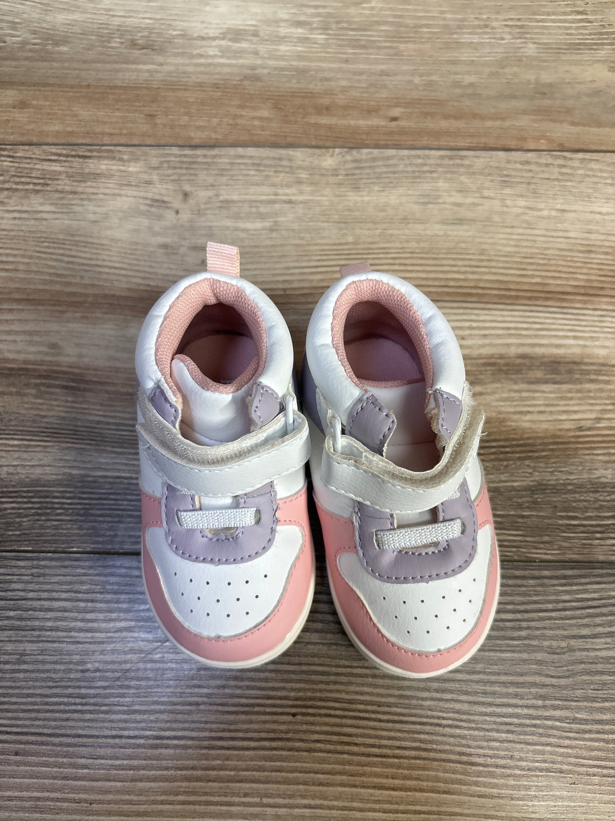 Children's Place First Steps Colorblock High Top Sneakers White sz 4c