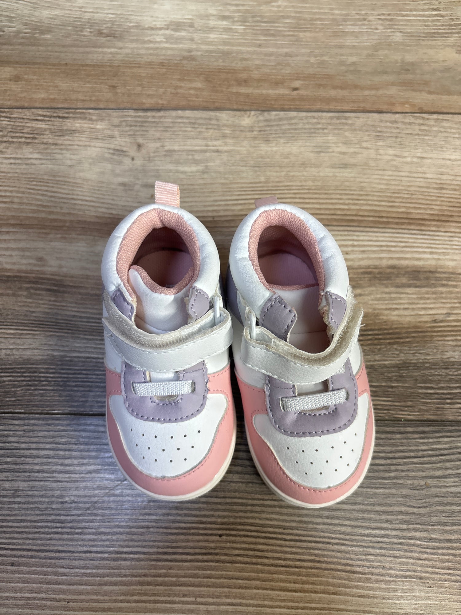 Children's Place First Steps Colorblock High Top Sneakers White sz 4c