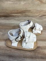 Muchenggift Bowknot Soft Sole Sandals White sz 2c