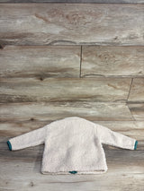 Cat & Jack Full Zip Sherpa Lined Jacket Ivory sz 6-9m