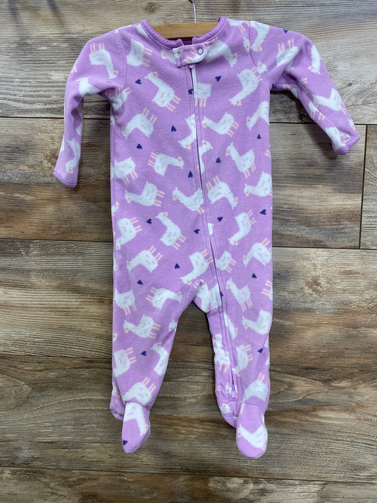 Simple Joys Sheep Print Sleeper Lilac sz 6-9m