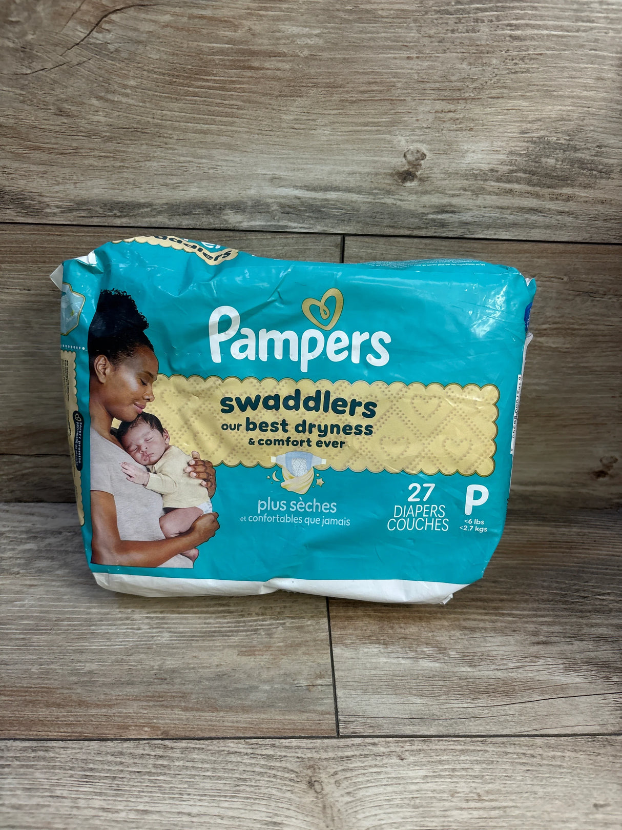 NEW Pampers Swaddlers Diapers, 27ct. Size Preemie