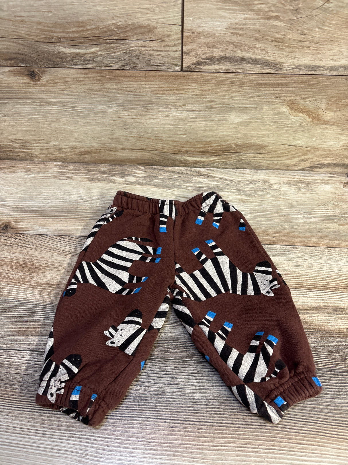 Zara Zebra Pull-On Joggers Brown sz 18m