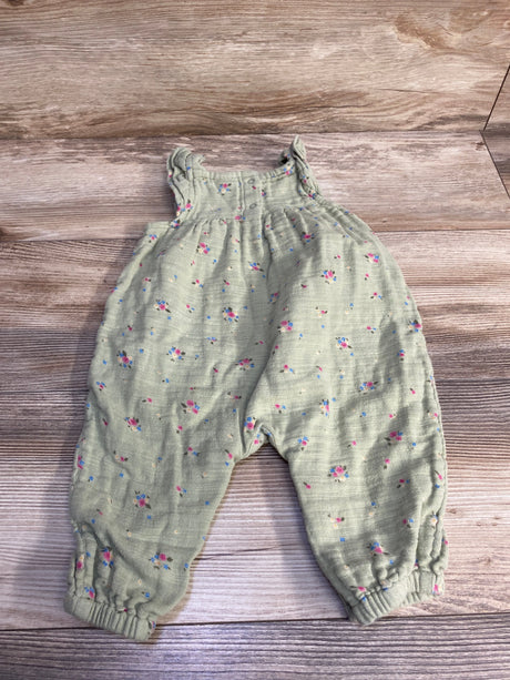 Cat & Jack Floral Romper Green sz 6-9m - Me n Mommy To Be