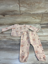 Disney Baby 2pc Minnie Mouse Sweatshirt Set Tan sz 3/6m