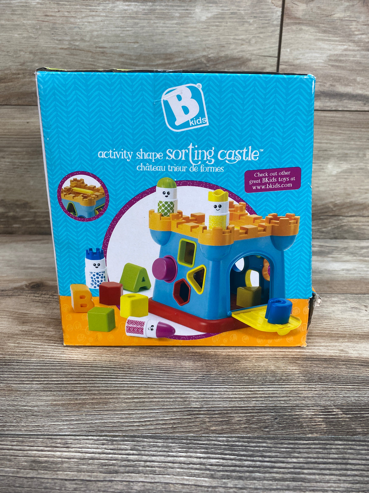 NEW B Kids Activity Shape Sorting Castle