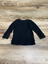 Cat & Jack Thermal Shirt Black sz 2T