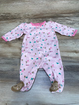 Simple Joys Monkey Sleeper Pink sz 0-3m