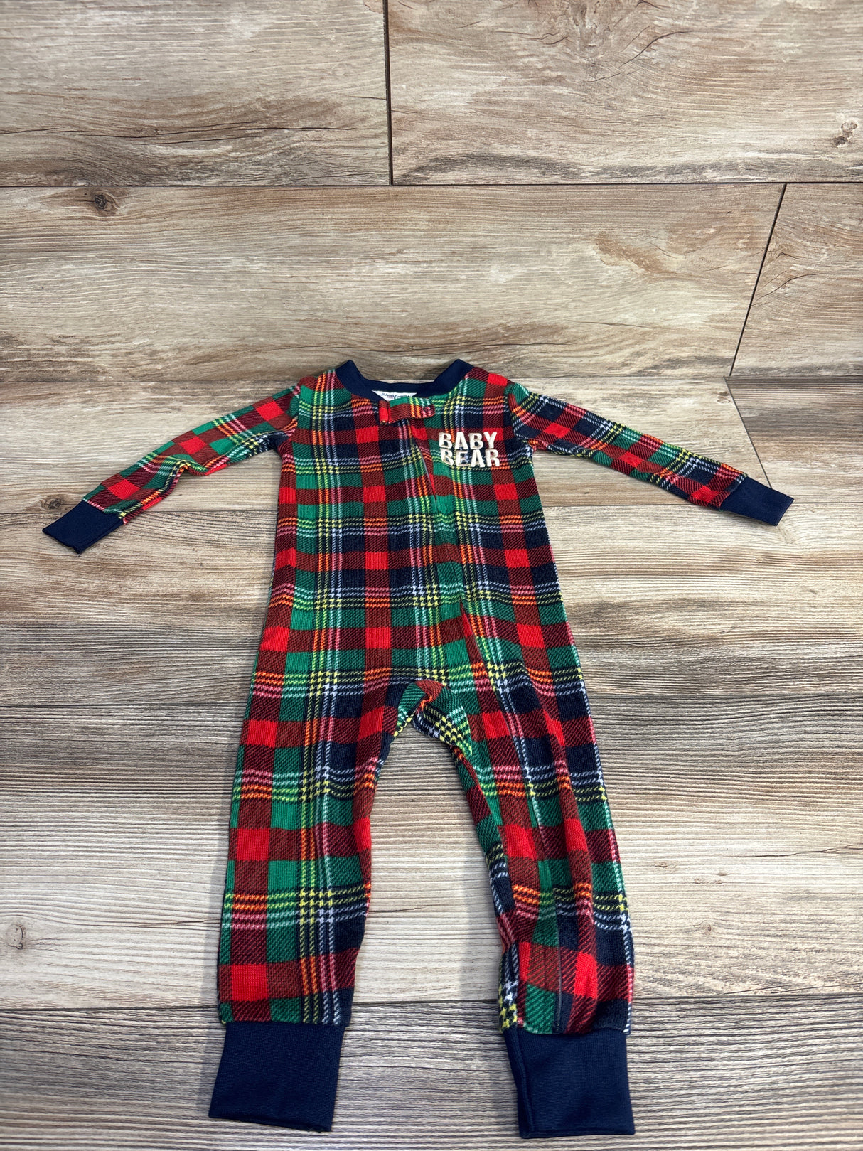 Dearfoams Plaid Baby Bear Sleeper Multicolored sz 18m