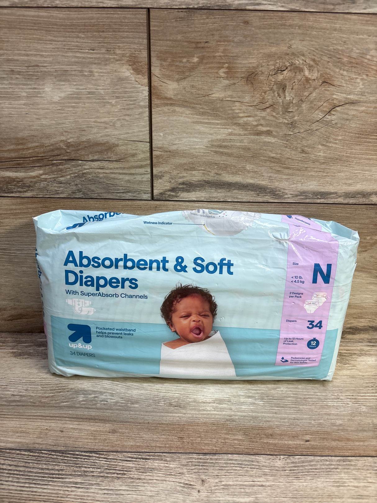 NEW up&up Absorbent & Soft Diapers Size Newborn 34ct.