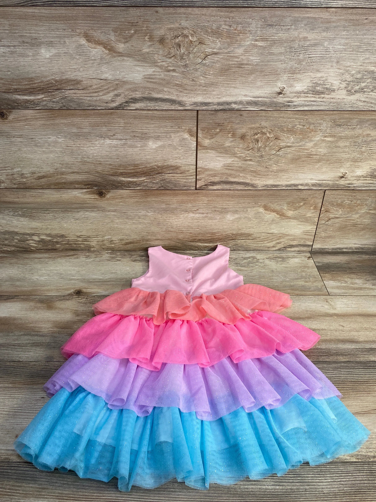 H&M Sequin Tulle Dress Pink sz 3T