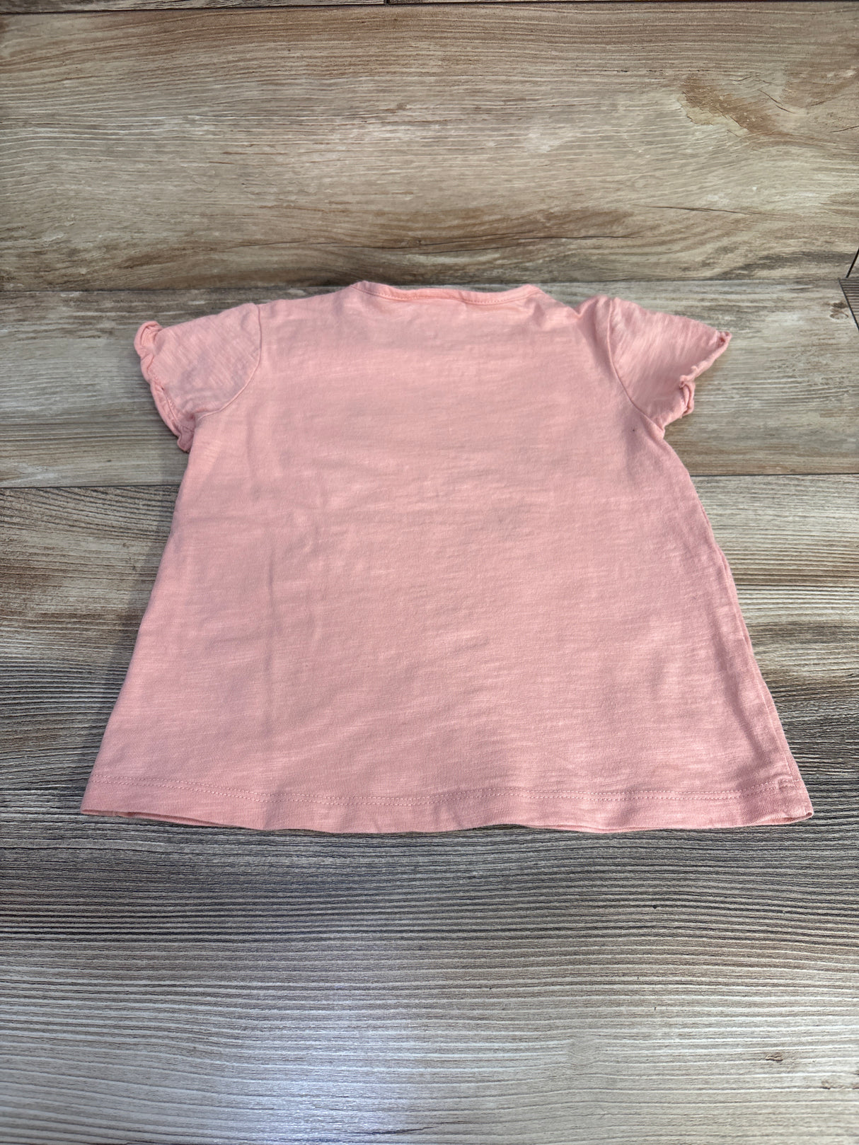 Boboli Sequin Butterfly Shirt Peach sz 5T