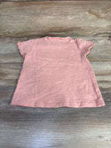 Boboli Sequin Butterfly Shirt Peach sz 5T