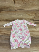 Little Me Floral Sleep Gown White sz 0-3m