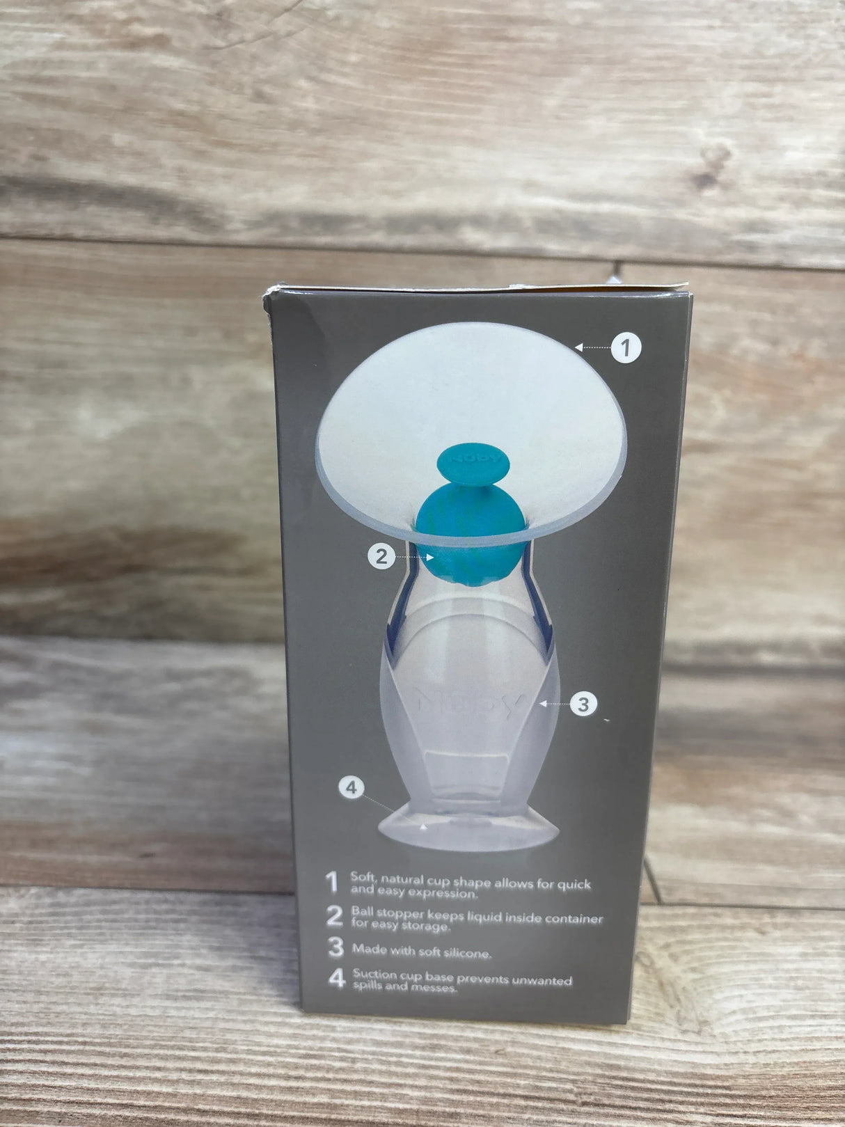 NEW Nuby Comfort Portable Silicone Breast Pump 4oz