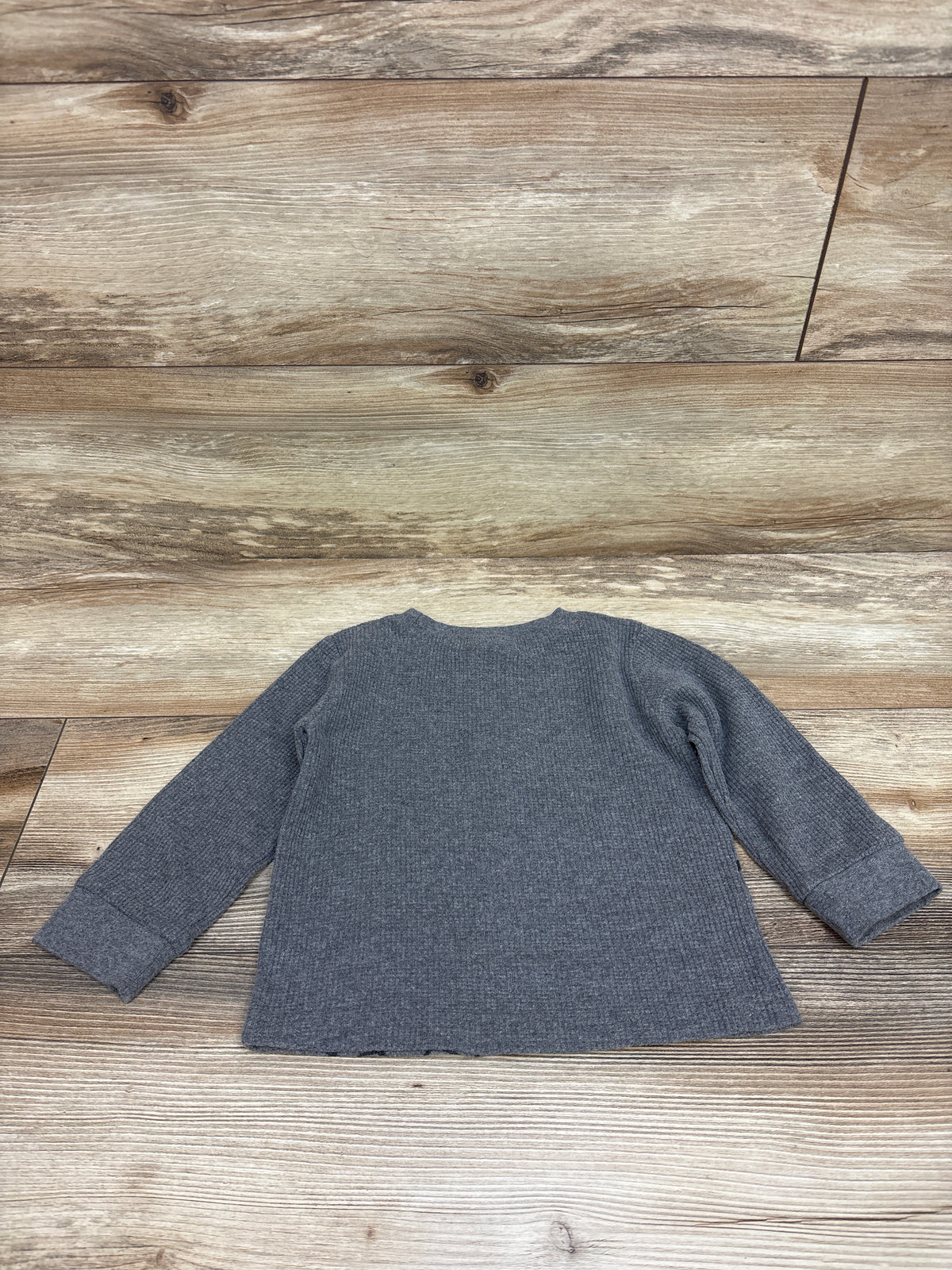 Marvel Waffle Knit Spider-Man Shirt Grey sz 3T