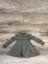 Art Class Ribbed Ruffled Dress Olive sz 18m