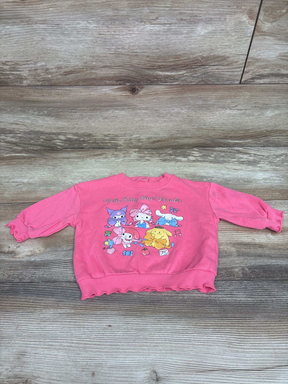 Hello Kitty Pullover Sweatshirt Pink sz 6-9m