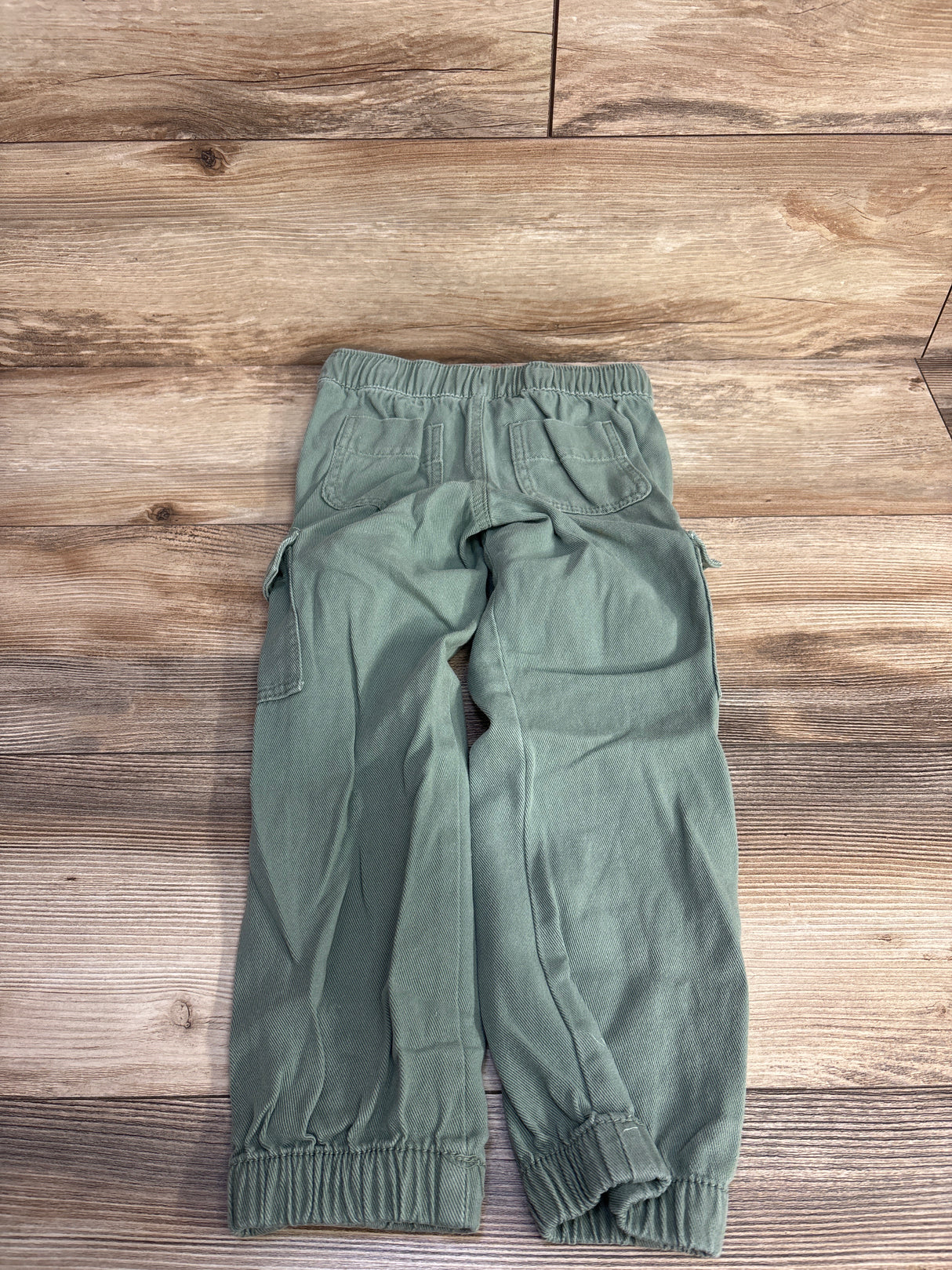 Cat & Jack Drawstring Cargo Pants Green sz 4-5T