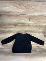 First Impressions Velvet Bow Print Top Black sz 24m