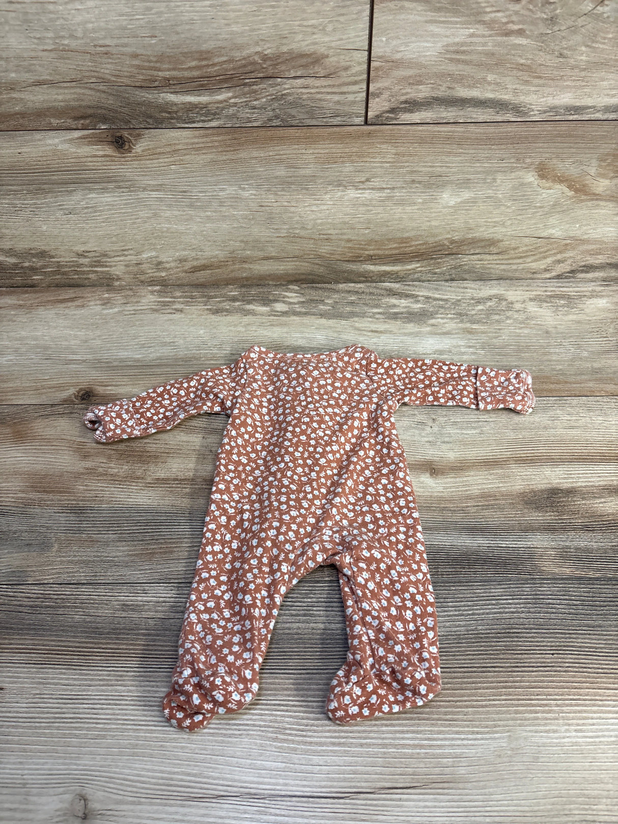 Just One You Floral Sleeper Brown sz Preemie
