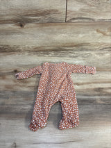 Just One You Floral Sleeper Brown sz Preemie