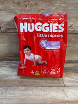 NEW Huggies Little Movers Diapers Size 3 25ct