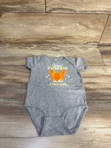 Rabbit Skins x Disney Cutest Pumpkin In The Patch Bodysuit Grey sz 12m