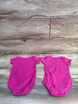 Air Jordan 2pk Bodysuits Pink sz 0-6m