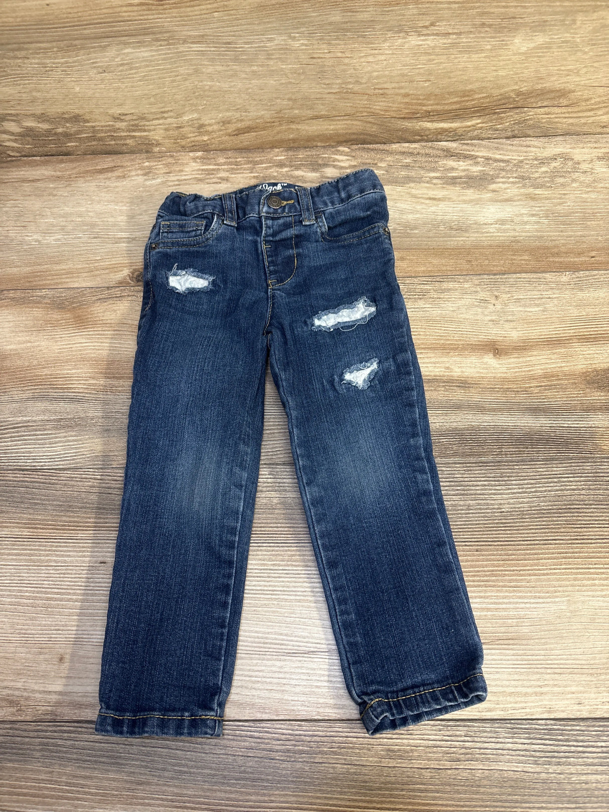 Cat & Jack Destressed Jeans Blue sz 3T