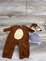 Disney Baby Chip Corduroy Jumpsuit 3pc Set Brown sz 3-6m
