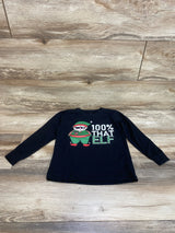 Unique Baby 100% That Elf Shirt Black sz 4T