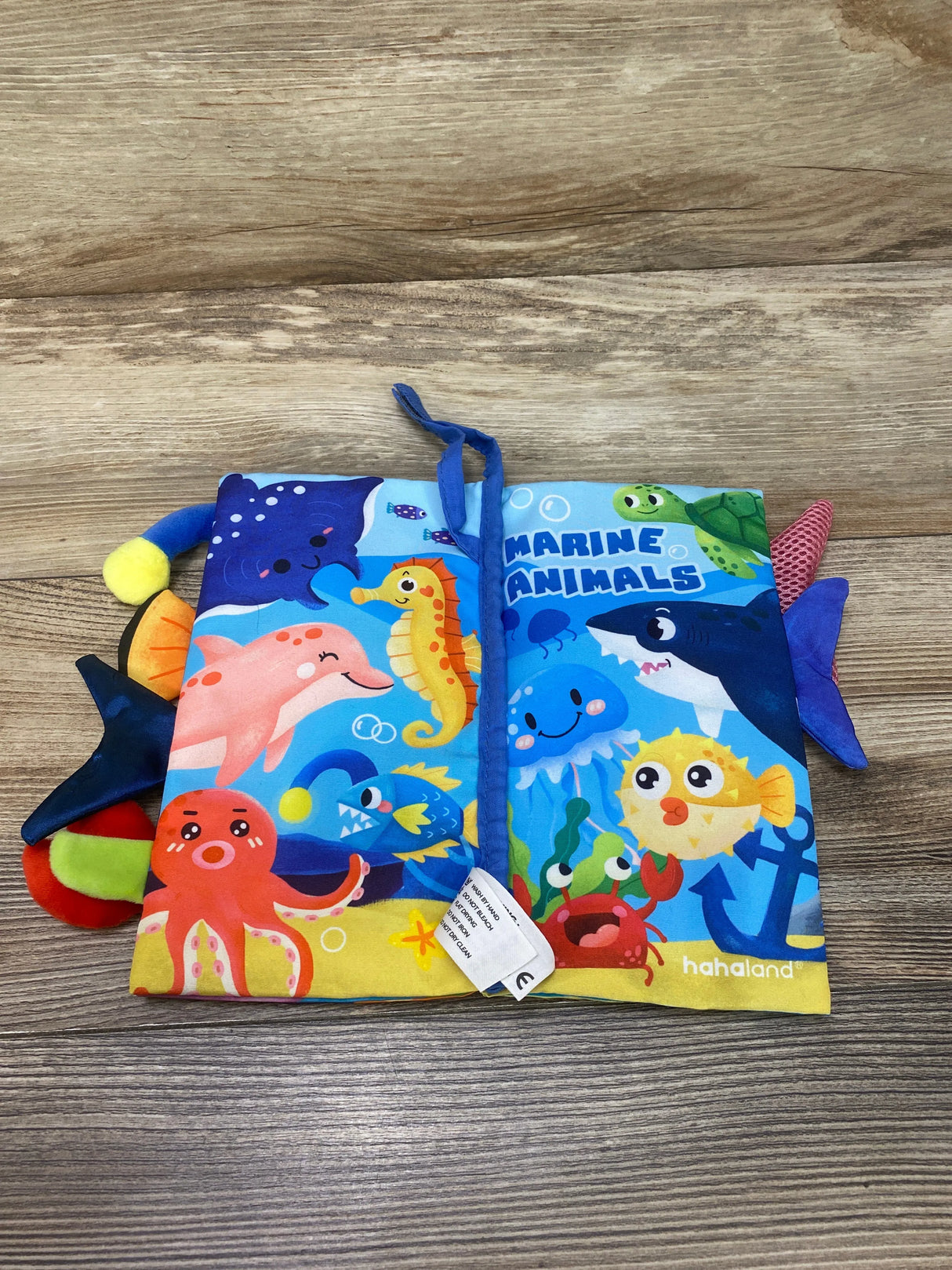 hahaland Marine Animals Soft Cloth Crinkle Book