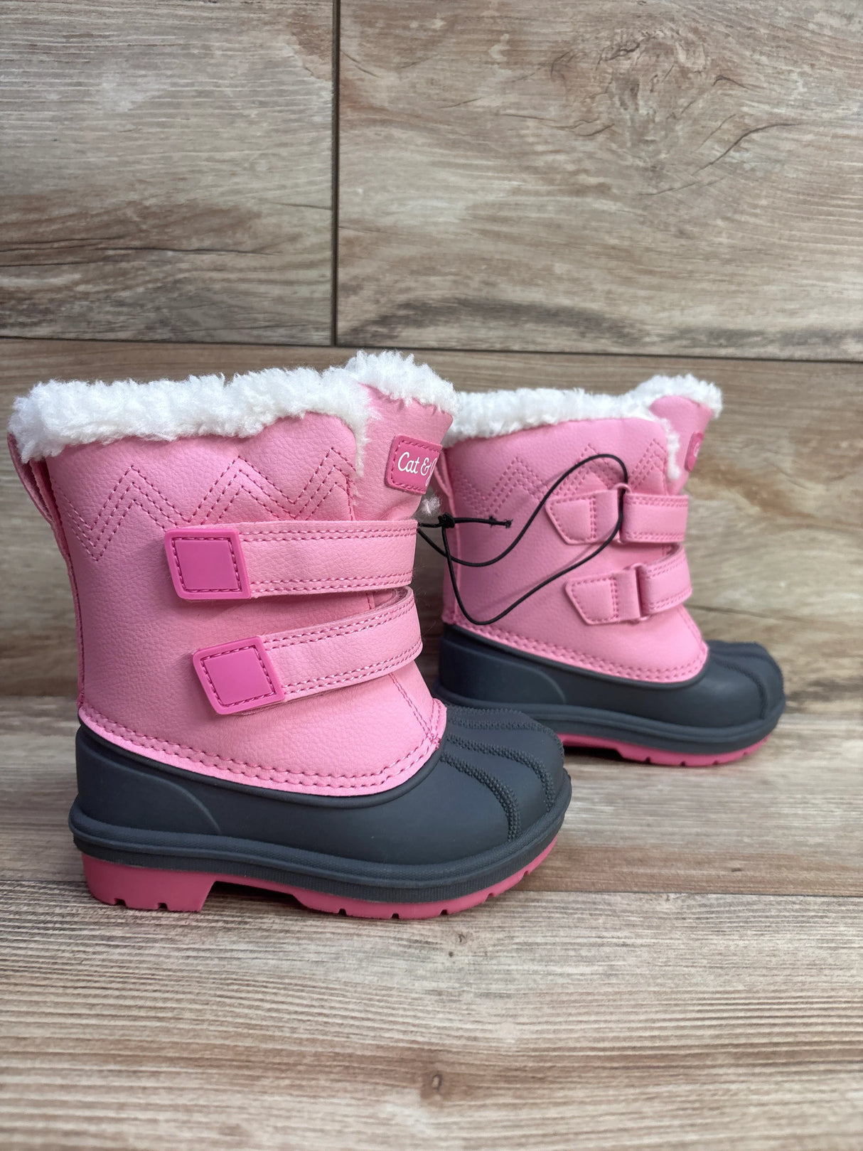 NEW Cat & Jack Denver Winter Boots Pink sz 6c
