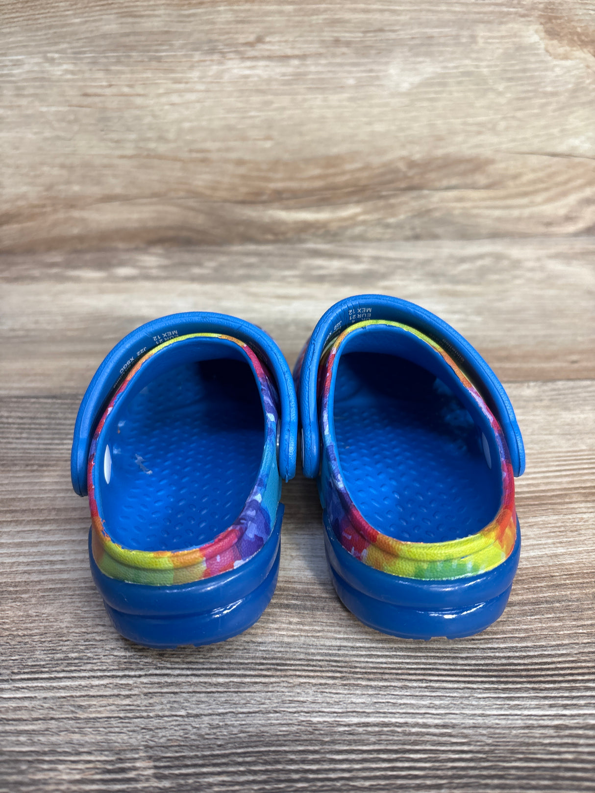 Munchkin by Stride Rite Toddler Boys Light-up Clogs Tie Dye sz 5c