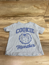 Baby Gap x Sesame Street Cookie Monster Shirt Blue sz 2T