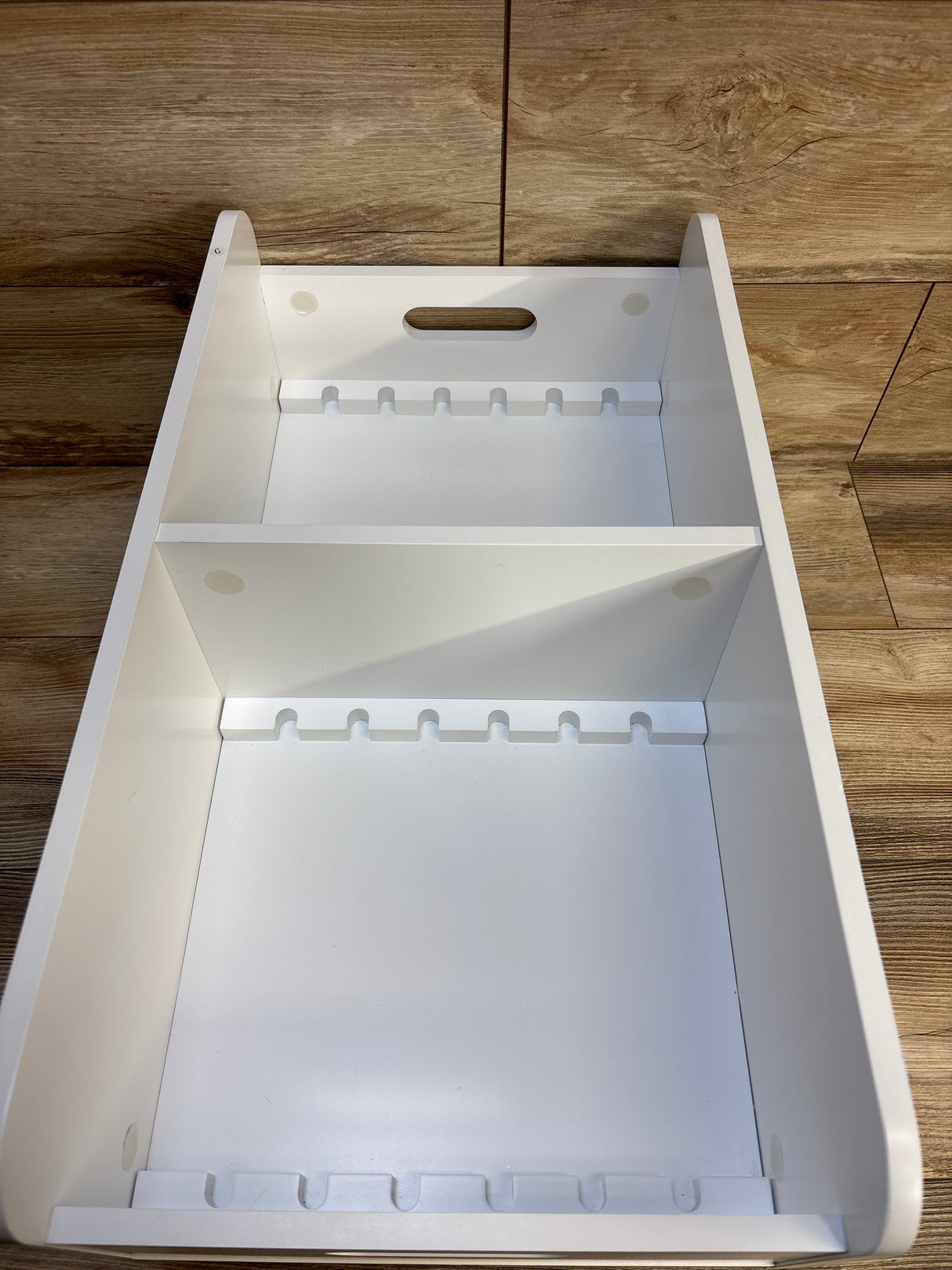 Sprirch Wooden Book Display Shelf, WHite