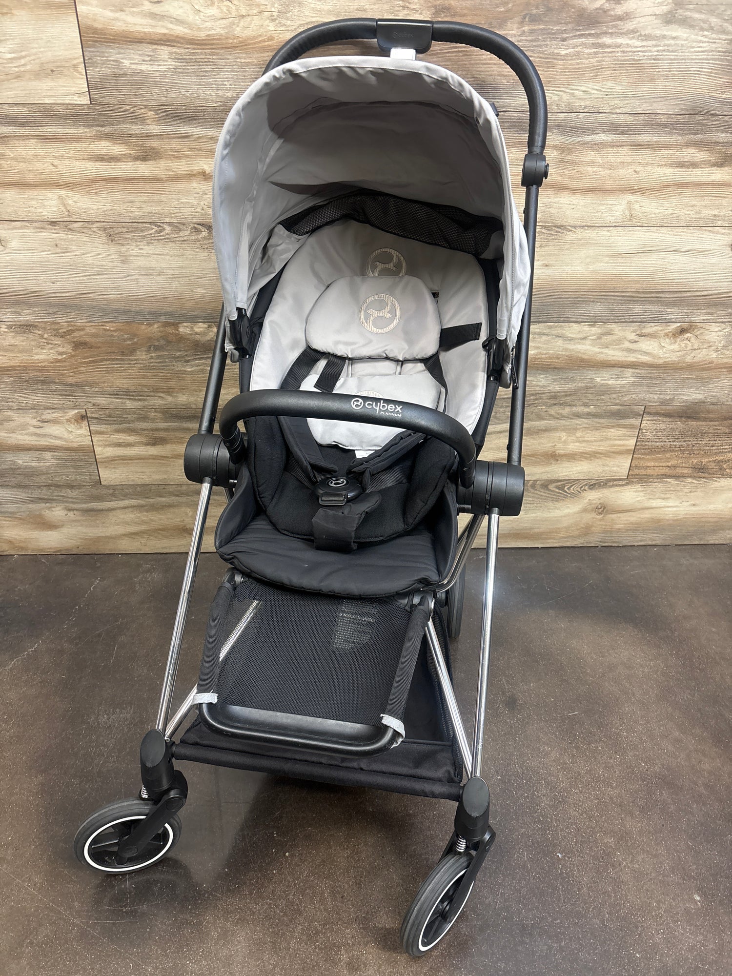 Cybex Platinum Mios 3 Stroller in Chrome Grey with Accessories