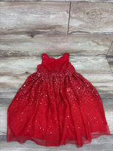 H&M Sleeveless Sequin Special Occasions Dress Red sz 3-4T