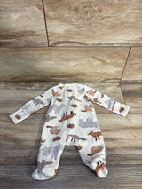 Carter's Fox Sleeper Ivory sz Newborn
